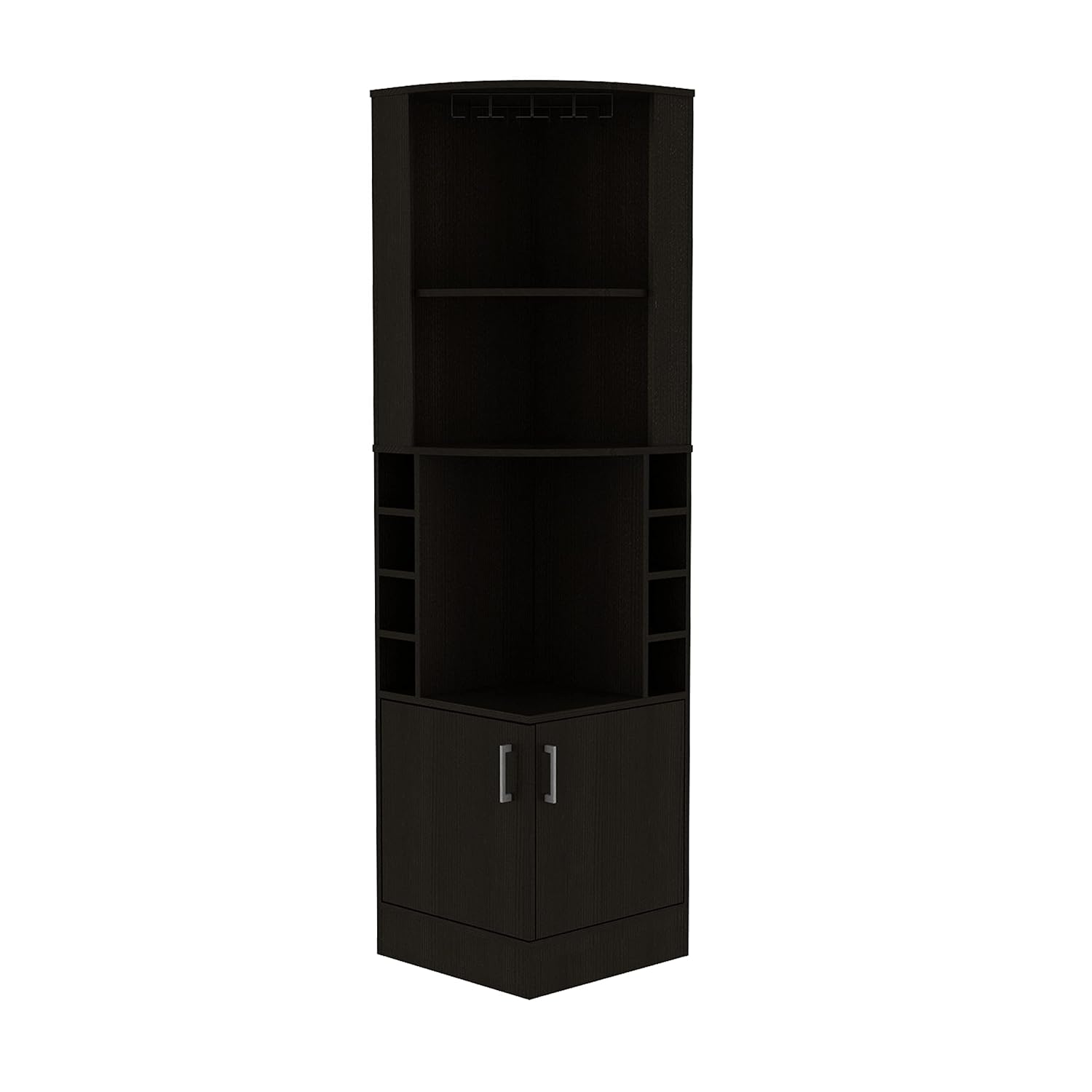 Home Bar Shelves - Meuble bar d'angle avec 2 étagères,