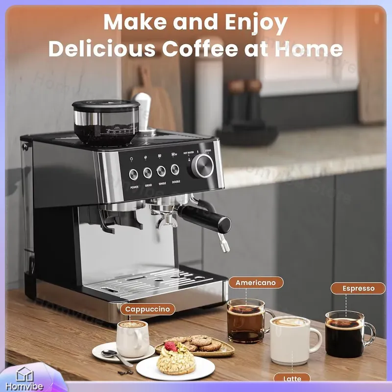 Home Bar And Coffee - Machine à expresso 20 bars avec