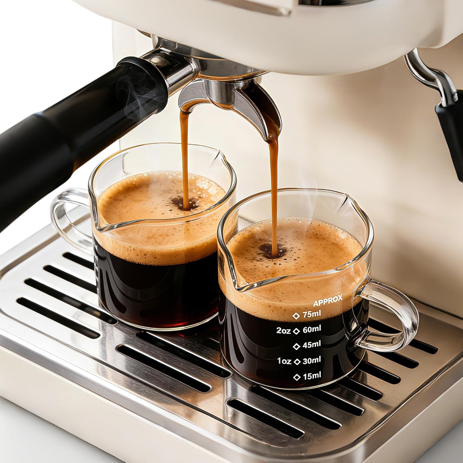 Home Bar Set - 1/2 tasses à espresso, verre à