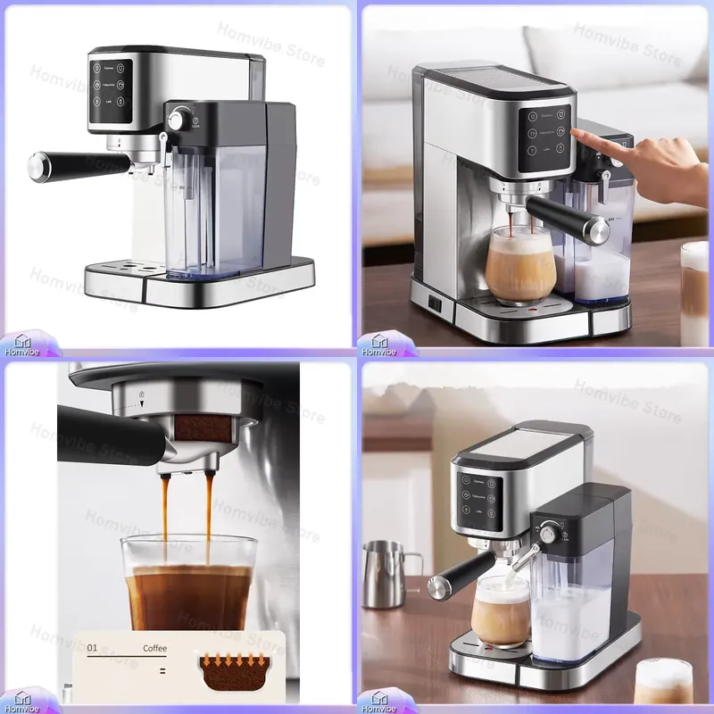 Home Bar And Coffee - Machine à café expresso en acier