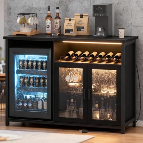 Home Bar Setup - Meuble bar à vin avec espace