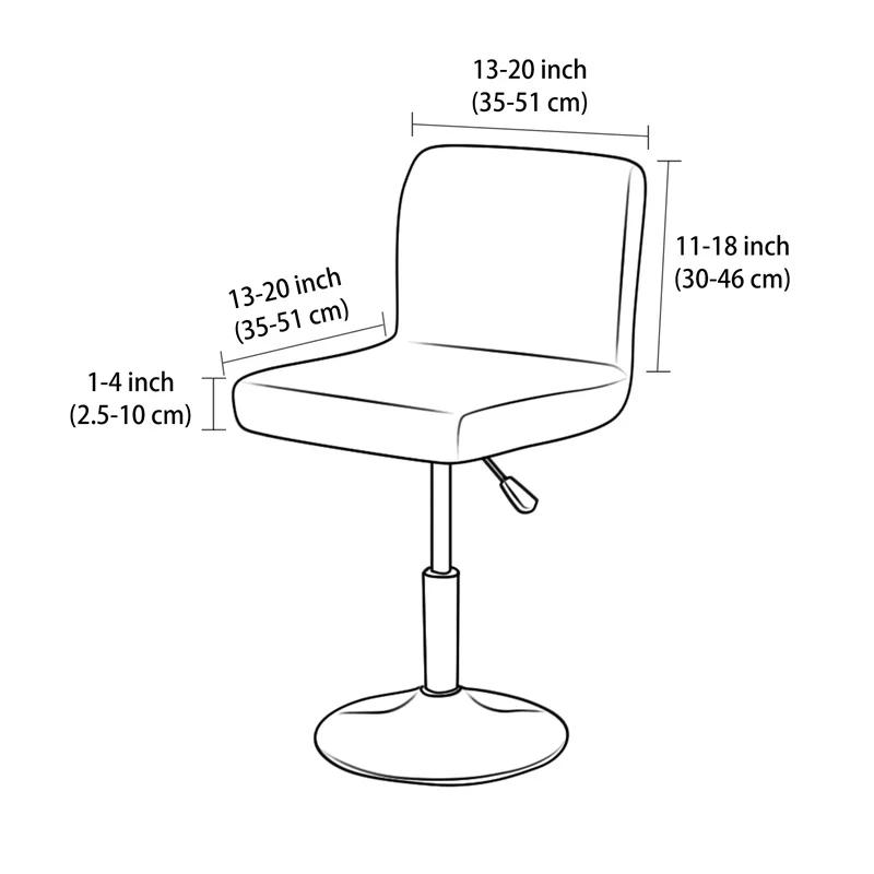 Housse de tabouret de Bar en J - Home Bar Seating avis et prix