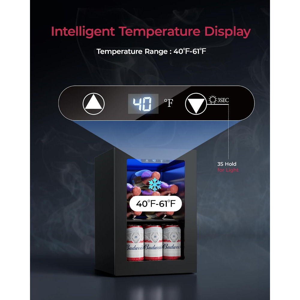 Mini-réfrigérateur pour 24 can - Home Bar Shelves avis et prix