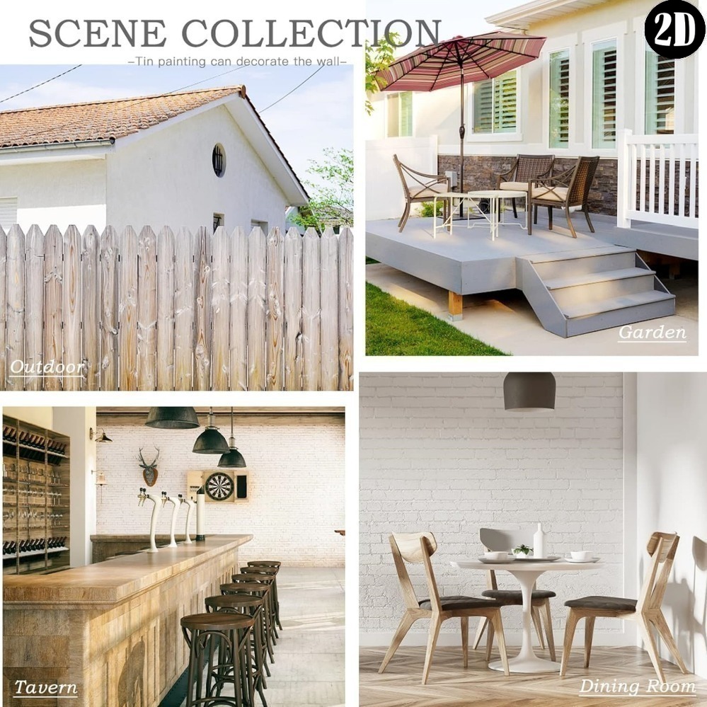 Panneau en métal vintage avec  - Home Bar Accessories avis et prix