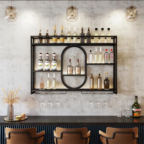 Étagère à vin murale en métal  - Home Bar Shelves avis et prix