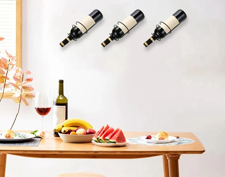 Casiers à vin muraux avec vis, - Home Bar Setup avis et prix