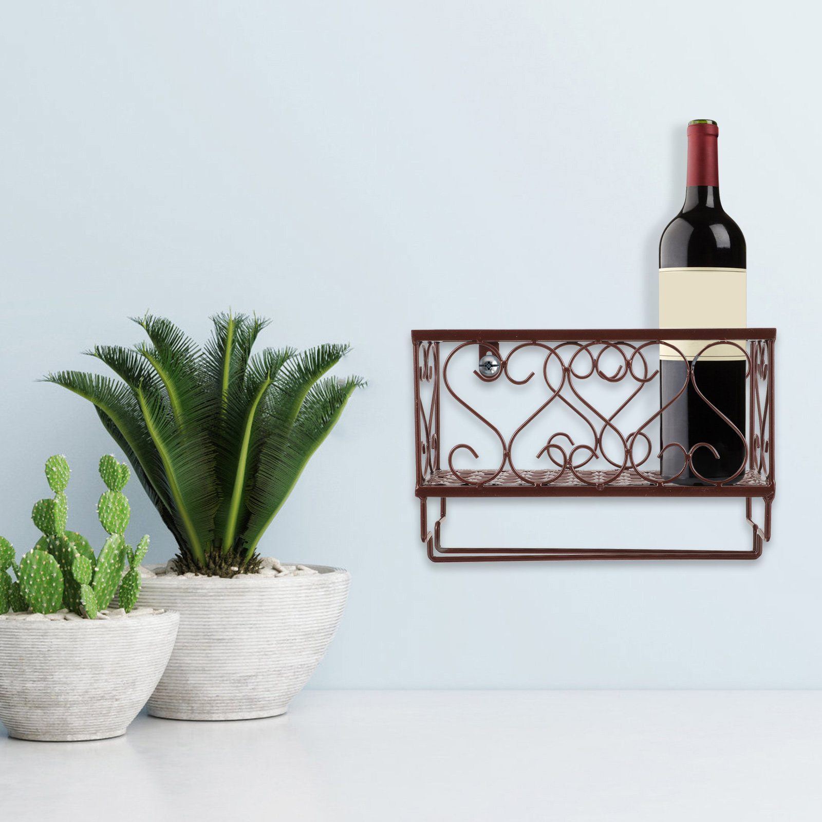 Porte-bouteilles mural compact - Home Bar Shelves avis et prix