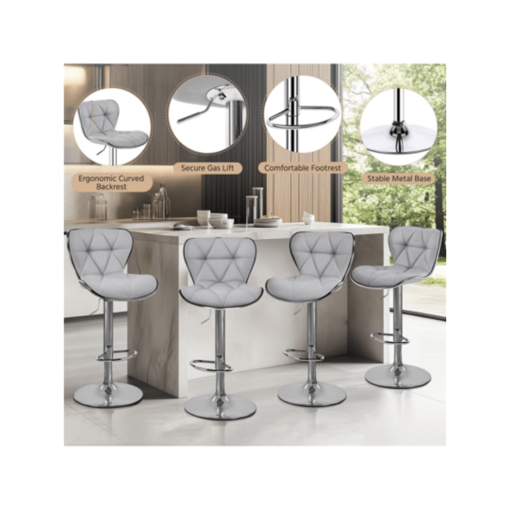 Lot de 2 tabourets de bar régl - Home Bar Stools avis et prix