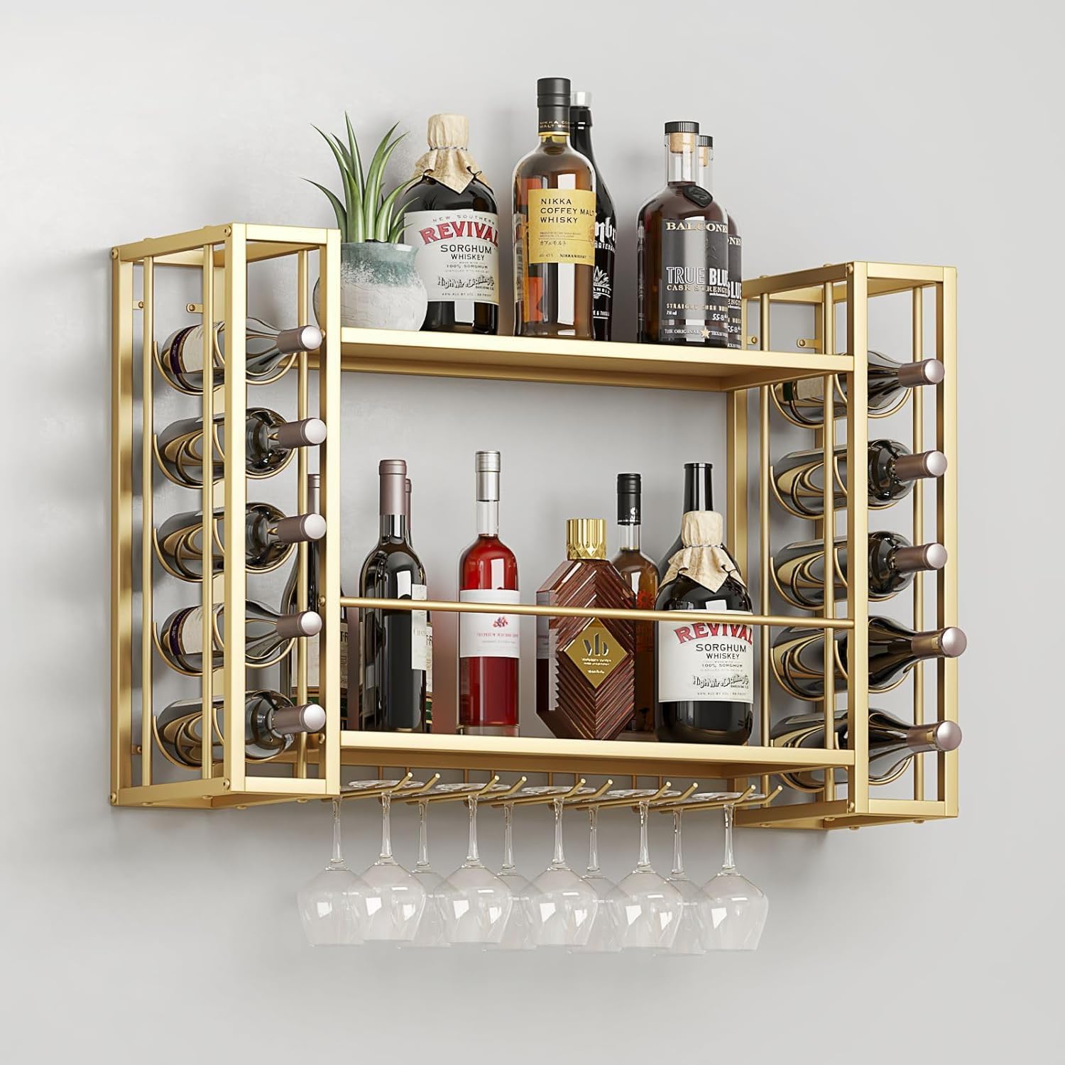 Porte-vin mural, porte-vin mur - Home Bar Shelves avis et prix